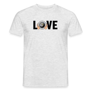 Ich liebe Prospektion, Miner, Placer, Mining Prospector - Männer T-Shirt - Grau meliert - Vorne - AI Model Male 178 dark (178cm)