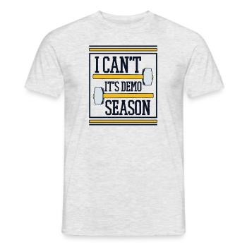 Es ist Demo-Saison Home Improvement Experts House - Männer T-Shirt - Grau meliert - Vorne - AI Model Male 178 dark (178cm)