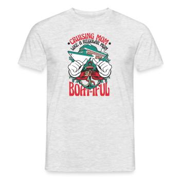 Croisière Maman Plus Boatiful Croisière En Bateau - T-shirt homme - gris chiné - Devant - AI Model Male 178 dark (178cm)
