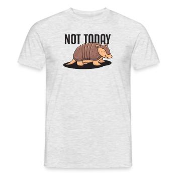 Not Today Pink Fairy Chlamyphoridae Cingulata - Men's T-Shirt - heather grey - Front - AI Model Male 178 dark (178cm)