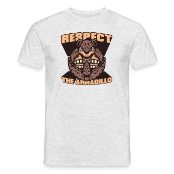 Trespect Le tatou fée rose Cingulata Amant - T-shirt homme - gris chiné - Devant - AI Model Male 178 dark (178cm)