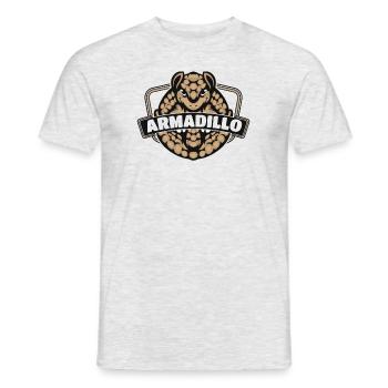 Armadillo Pink Fairy Cingulata Chlamyphoridae - Men's T-Shirt - heather grey - Front - AI Model Male 178 dark (178cm)