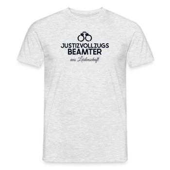 Justizvollzugsbeamter Aus Leidenschaft - T-shirt homme - gris chiné - Devant - AI Model Male 178 dark (178cm)