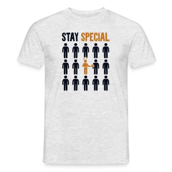 Stay Special Bread Dough Bread Maker Bread Queen - Men's T-Shirt - heather grey - Front - AI Model Male 178 dark (178cm)