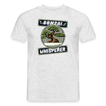 Bonsai Whisperer Bonsai Pots Penjing Indoor - Men's T-Shirt - heather grey - Front - AI Model Male 178 dark (178cm)