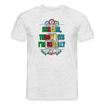 Don't Always Scream Daubers Professional Caller - Men's T-Shirt - heather grey - Front - AI Model Male 178 dark (178cm)