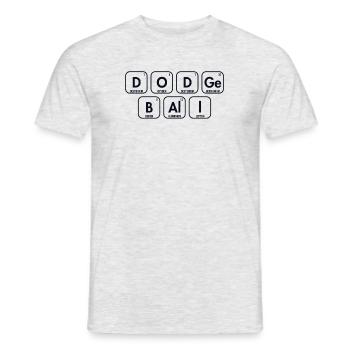 Dodgeball Periodic Table Of Elements Game Team - Men's T-Shirt - heather grey - Front - AI Model Male 178 dark (178cm)