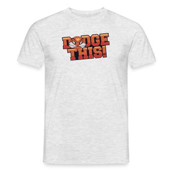 Ce jeu Prisonball Team Player Dodgeball - T-shirt homme - gris chiné - Devant - AI Model Male 178 dark (178cm)