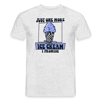 Nur noch ein Eis, versprochen Gelato Maker - Männer T-Shirt - Grau meliert - Vorne - AI Model Male 178 dark (178cm)