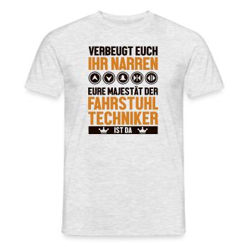 Verbeugt Euch Ihr Narren Inspector Repair - Men's T-Shirt - heather grey - Front - AI Model Male 178 dark (178cm)