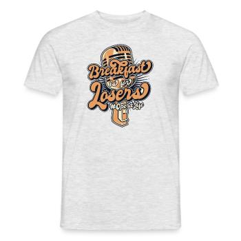 Breakfast Is For Losers Opera House Vocalist - Men's T-Shirt - heather grey - Front - AI Model Male 178 dark (178cm)