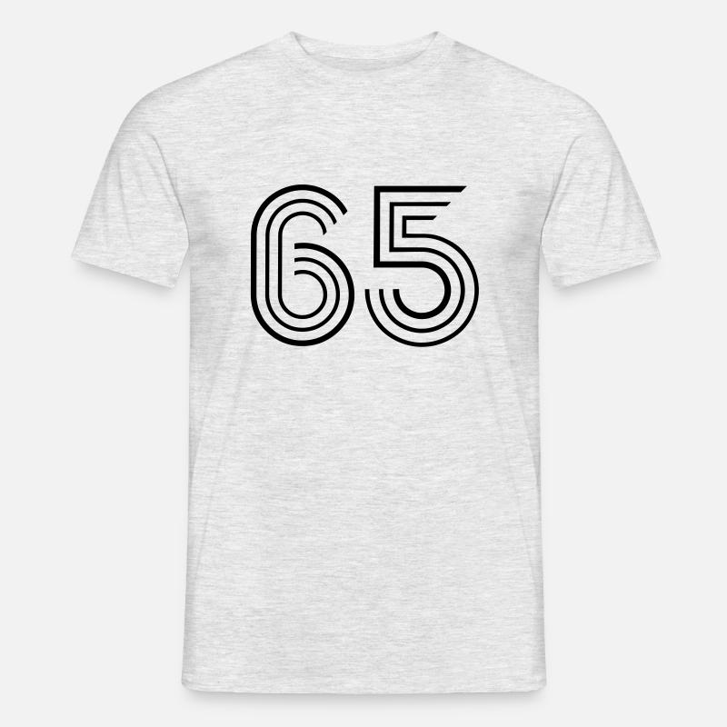 65_style_s1 - Männer T-Shirt - Grau meliert