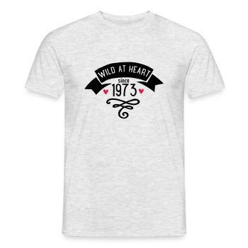 anniversaire - T-shirt homme - gris chiné - Devant - AI Model Male 178 dark (178cm)