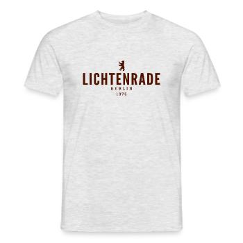 Lichtenrade - Männer T-Shirt - Grau meliert - Vorne - AI Model Male 178 dark (178cm)