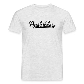 Ausbilder - Männer T-Shirt - Grau meliert - Vorne - AI Model Male 178 dark (178cm)