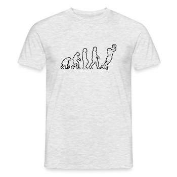 Basketball Lovers Basketball Basketball Club - Men's T-Shirt - heather grey - Front - AI Model Male 178 dark (178cm)