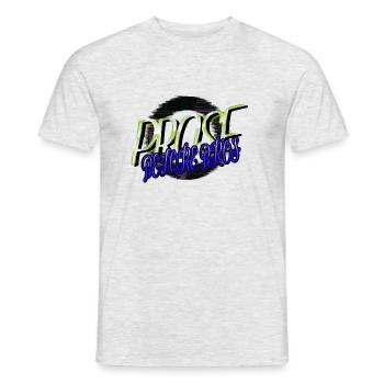 comics present idea better books coffee awesome - Men's T-Shirt - heather grey - Front - AI Model Male 178 dark (178cm)