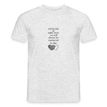Best friends - Men's T-Shirt - heather grey - Front - AI Model Male 178 dark (178cm)
