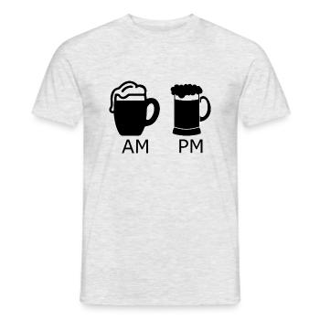 Diving Dive tauchen - Männer T-Shirt - Grau meliert - Vorne - AI Model Male 178 dark (178cm)