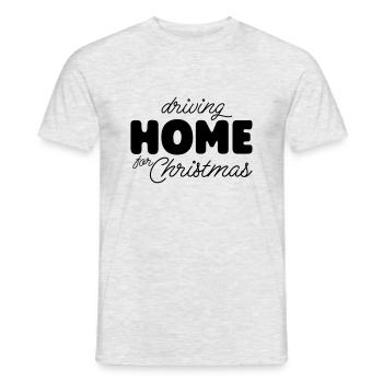 Noël à la maison - T-shirt homme - gris chiné - Devant - AI Model Male 178 dark (178cm)