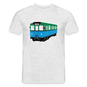 Kharkiv Metro - Men's T-Shirt - heather grey - Front - AI Model Male 178 dark (178cm)