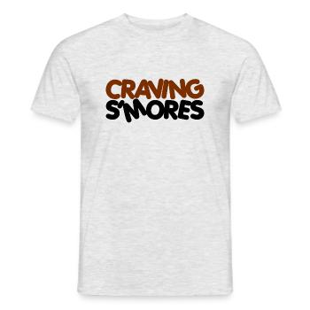 Craving S'mores 2 - Männer T-Shirt - Grau meliert - Vorne - AI Model Male 178 dark (178cm)