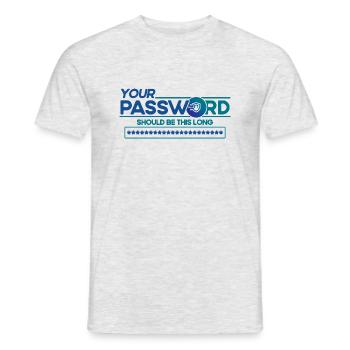 Network Security Specialist Gift - Men's T-Shirt - heather grey - Front - AI Model Male 178 dark (178cm)