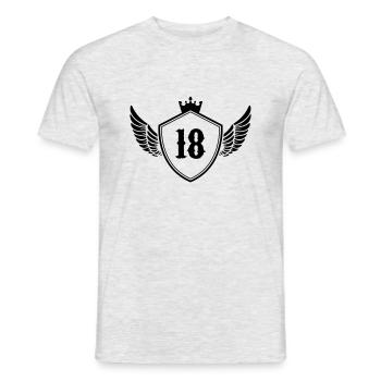 Armoiries 18 - T-shirt homme - gris chiné - Devant - AI Model Male 178 dark (178cm)