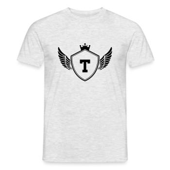 Armoiries T - T-shirt homme - gris chiné - Devant - AI Model Male 178 dark (178cm)