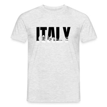 City of Italy - Men's T-Shirt - heather grey - Front - AI Model Male 178 dark (178cm)