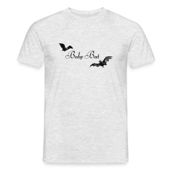 Baby Bat – Cute Bats for New Goths - Men's T-Shirt - heather grey - Front - AI Model Male 178 dark (178cm)