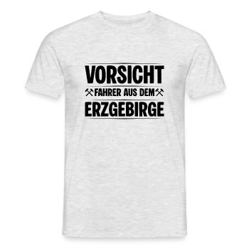 Lkw Fahrer Erzgebirge - Männer T-Shirt - Grau meliert - Vorne - AI Model Male 178 dark (178cm)