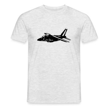Avion patrouille de france - T-shirt homme - gris chiné - Devant - AI Model Male 178 dark (178cm)