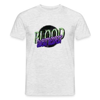 bday love outdoors movies basketball present idea - Men's T-Shirt - heather grey - Front - AI Model Male 178 dark (178cm)
