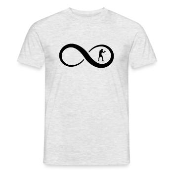 Infini et Boîtes - - T-shirt homme - gris chiné - Devant - AI Model Male 178 dark (178cm)