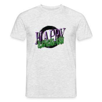Croyez à l’idée de cadeau d’anniversaire de voyage spatial - T-shirt homme - gris chiné - Devant - AI Model Male 178 dark (178cm)