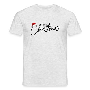 Merry Christmas - Männer T-Shirt - Grau meliert - Vorne - AI Model Male 178 dark (178cm)