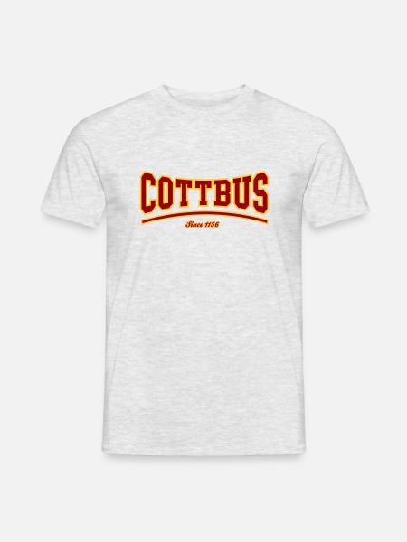 COTTBUS - Männer T-Shirt - Grau meliert