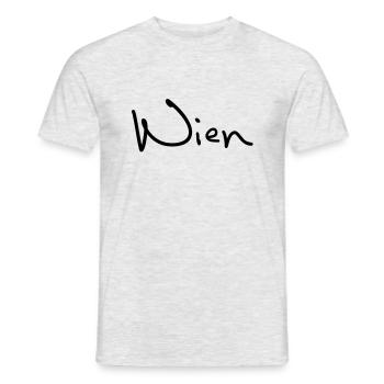 Wien1 - Men's T-Shirt - heather grey - Front - AI Model Male 178 dark (178cm)