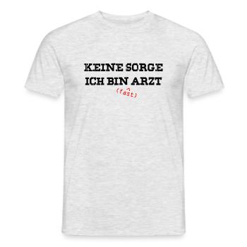 Nurse - Männer T-Shirt - Grau meliert - Vorne - AI Model Male 178 dark (178cm)