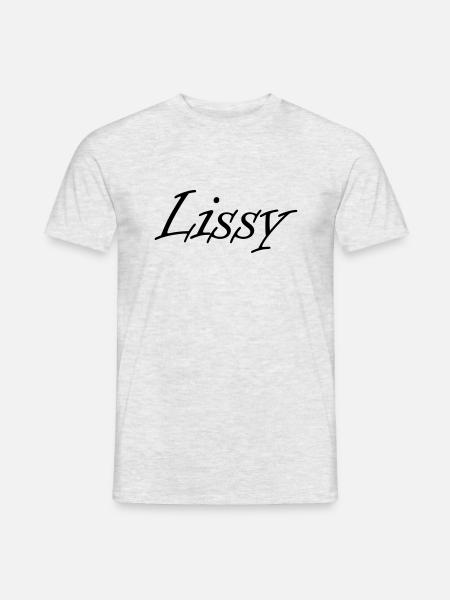 lissy - Männer T-Shirt - Grau meliert