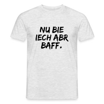 Erzgebirge Erstaunt Lustig - Männer T-Shirt - Grau meliert - Vorne - AI Model Male 178 dark (178cm)