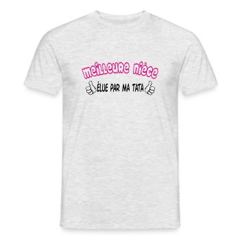Best Niece - Men's T-Shirt - heather grey - Front - AI Model Male 178 dark (178cm)