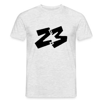 rzhw_23blok - Men's T-Shirt - heather grey - Front - AI Model Male 178 dark (178cm)