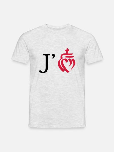 jaime la vendee - Men's T-Shirt - heather grey