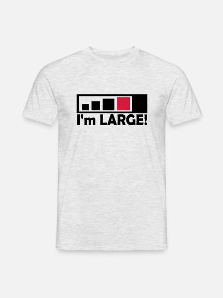 large_geocacher - Männer T-Shirt - Grau meliert