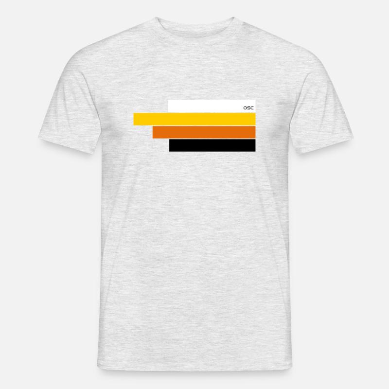 OSC 470 Stripe - Men’s T-shirt - heather grey