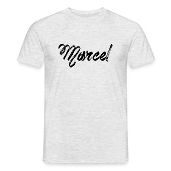 Marcel - Men's T-Shirt - heather grey - Front - AI Model Male 178 dark (178cm)