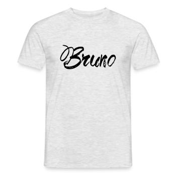Bruno - Männer T-Shirt - Grau meliert - Vorne - AI Model Male 178 dark (178cm)