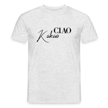 Ciao Kakao - Männer T-Shirt - Grau meliert - Vorne - AI Model Male 178 dark (178cm)